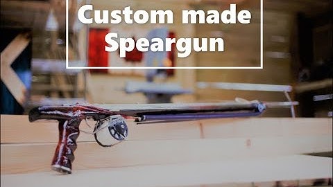 Custom Spear Gun - Wooden Roller gun