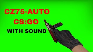 CS:GO CZ75-auto Green Screen overlay + Sound Effect [High Quality]