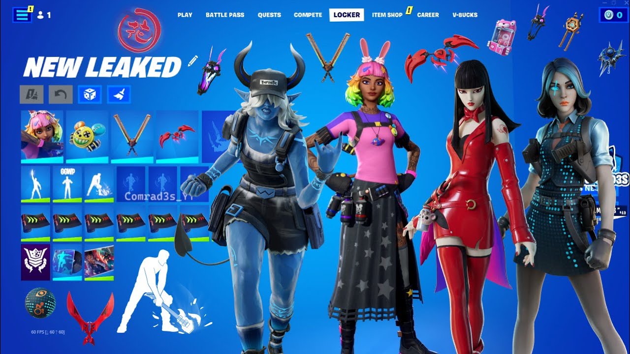 Fortnite Patch v24.40 - All Leaked Cosmetics