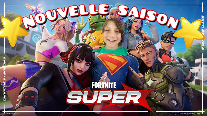 JE DECOUVRE LA NOUVELLE SAISON FORTNITE ! (elle est dingue ).