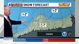 FORECAST: A First Alert Weather Day for snow today