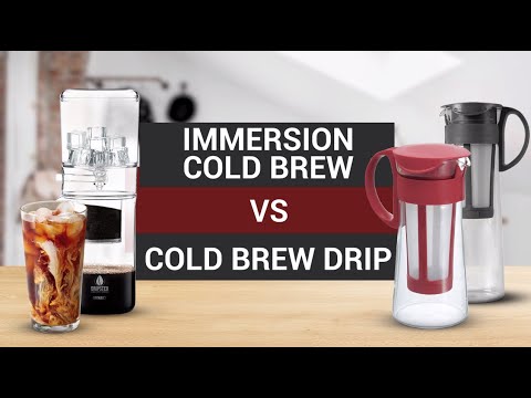 Immersion Cold Brew vs. Cold Drip Coffee Brewing