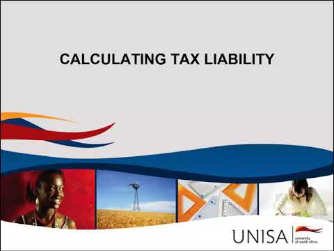 2021 Calculating tax liability