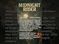 Legendarne utwory. Allman Brothers Band — Midnight Rider