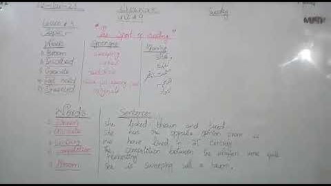 Class 6 (English), Unit #9 Lesson #3 W/S/M + W/S