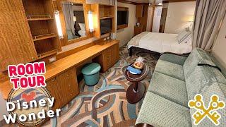 Disney Wonder | Concierge Family Oceanview Stateroom with Verandah Tour | Disney Cruise Line