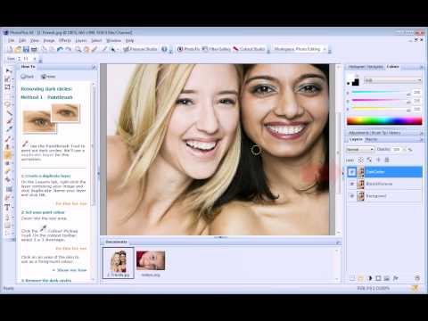 Serif PhotoPlus X4 Tutorial - The Makeover Studio