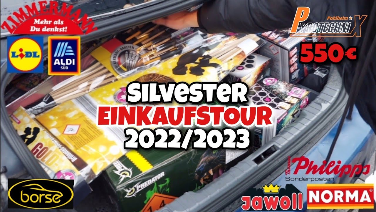 SILVESTER EINKAUFSTOUR 2022/23😍🔥 | 550€ || MD Fireworks