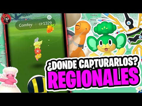 ¡TODOS LOS REGIONALES DE POKEMON GO! ¿DONDE ENCONTRAR LOS 62? - 8BitCR