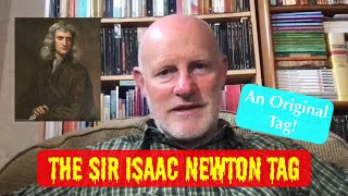 The Sir Isaac Newton Tag an original tag for book tube