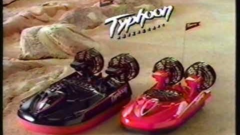 Tyco Typhoon hovercraft commercial 1990
