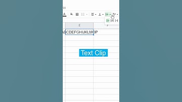 Text Wrap and Text Clip in Google Sheets