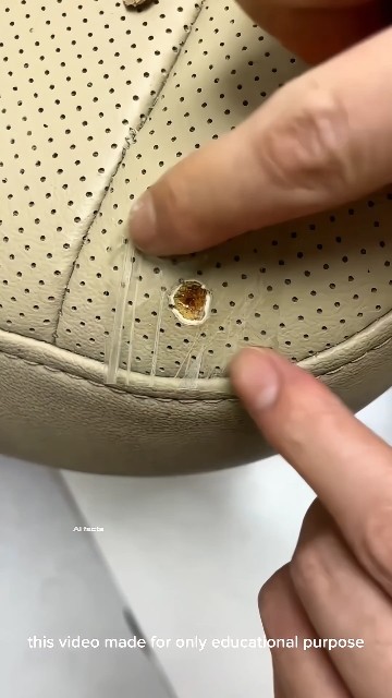 Burnt Sofa And Seat Repairing Tips 🔥 #shortsvideo