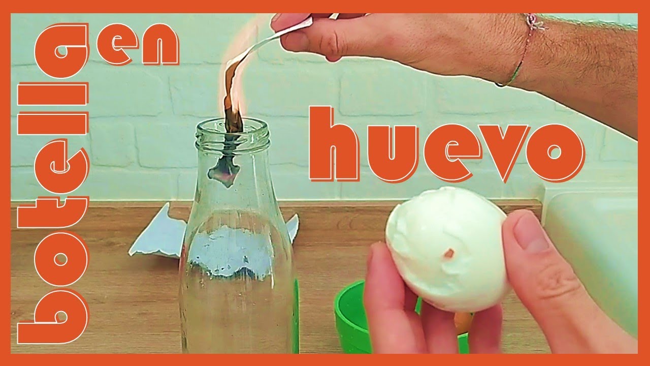 🔬 Experimento: meter HUEVO en BOTELLA - YouTube