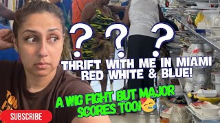 WAS IT ALL WORTH THE FIGHT???!   ‍♀THRIFT WITH ME FOR RESALE|MIAMI FL|EBAY|ETSY|NIKNAX|WHATNOT