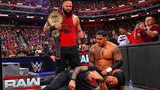 WWE Raw 4 May 2026 Jacob Fatu &amp; Zilla Fatu Attack Roman Reigns Raw 4 May 2026 Highlights