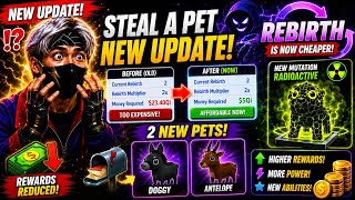 STEAL A PET NEW UPDATE 🤯 REBIRTH GLITCH 🤯NEW PET'S NEW MUTATION🤯STEAL A PET DOUBLE PET GLITCH SOON 🤯