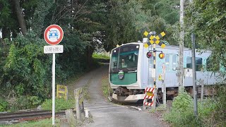 JR烏山線　雲平裏踏切