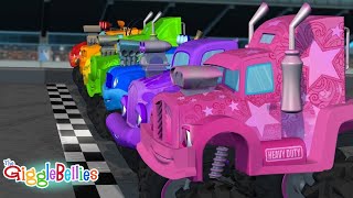 Race To Learn Colors Nursery Rhymes For Kids Gigglebellies