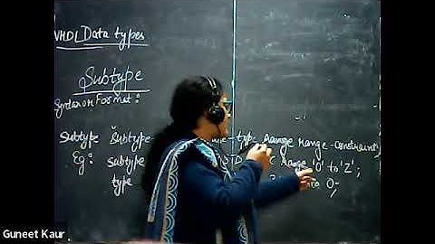 VHDL Data Types