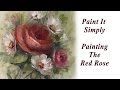 Painting Red Rose
