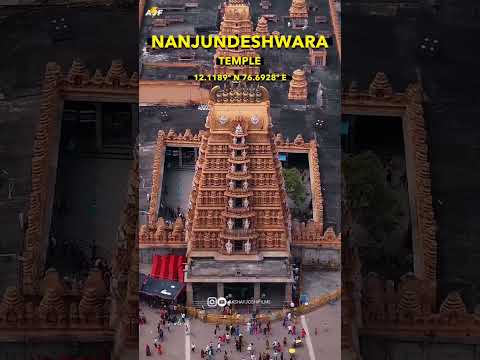Nanjundeshwara Temple in Karnataka 🛕 Huge Temple in Nanjangud #Shorts #karnatakatourism