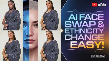 AI Face Swap & Ethnicity Change Tutorial | Step-by-Step Guide Using ZYNG Ai - Batch image editing