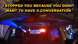 Cop Admits He Stopped For Not Talking To Him