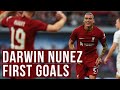 Darwin Nunez first Liverpool goals | ALL FOUR NUNEZ GOALS FROM LEIPZIG