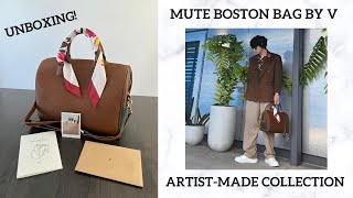 [新品未開封]BTS V mute boston bag Factory Sealed]BTS V ARTIST MADE COLLECTION MUTE BOSTON BAG