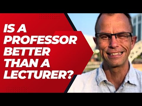 Video: What Is The Difference Between An Academician And A Professor