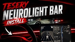 Tesery Neurolight Blind Spot Light Bar Install on My Tesla Model Y