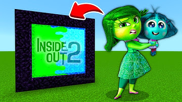 How To Make A Portal To The DISGUST x ENVY INSIDE OUT 2 Dimension in Minecraft PE