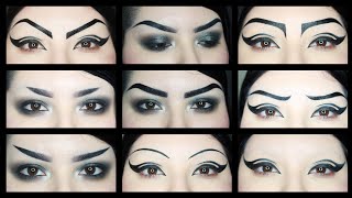 Goth Eyebrow Tutorial | Creative Eyebrow Shapes | MarilynMugBeat