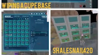 Wiping A Dupe Base And Bonus Mesh Holes