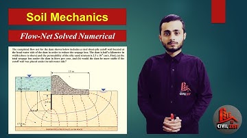 Flow-Net - Solved Numerical - Soil Mechanics - Geotechnical Engineering