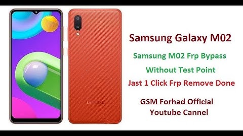 Samsung M02 FRP Google Account Remove Without Test Point