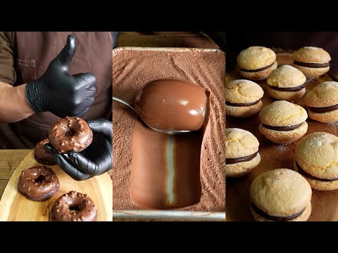 ASMR  Delicious Chocolate sweets days 19 asmr cooking chocolate