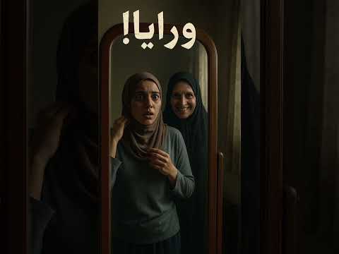 شوفت ست ورايا في المراية