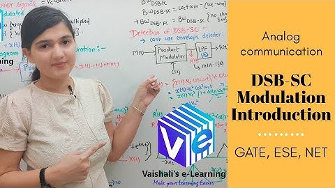 L 13 | DSB SC Introduction | Double  Side Band Suppressed Carrier Amplitude Modulation | Analog GATE