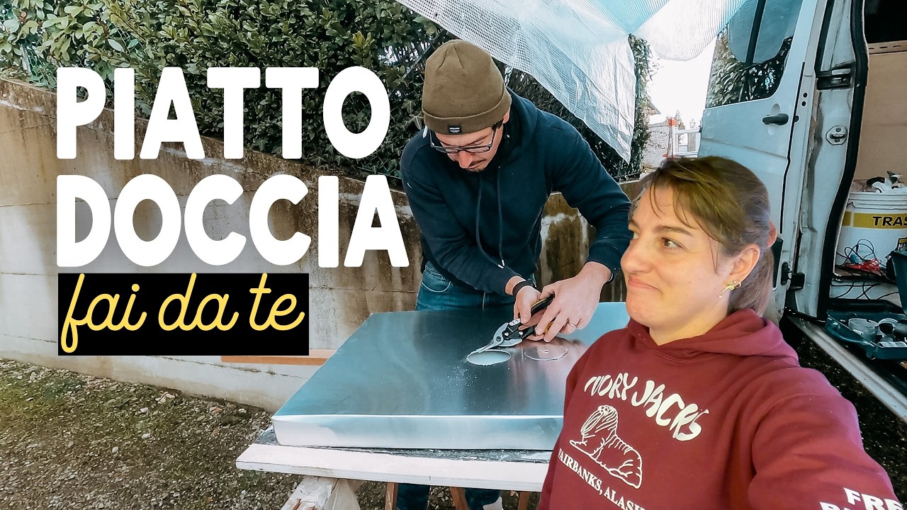 Costruiamo il bagno completo con doccia nel nostro camper | VAN LIFE BUILD