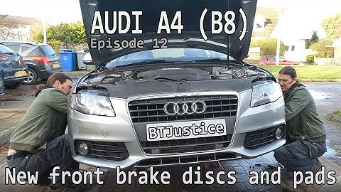 2011 audi a4 brake pads and rotors
