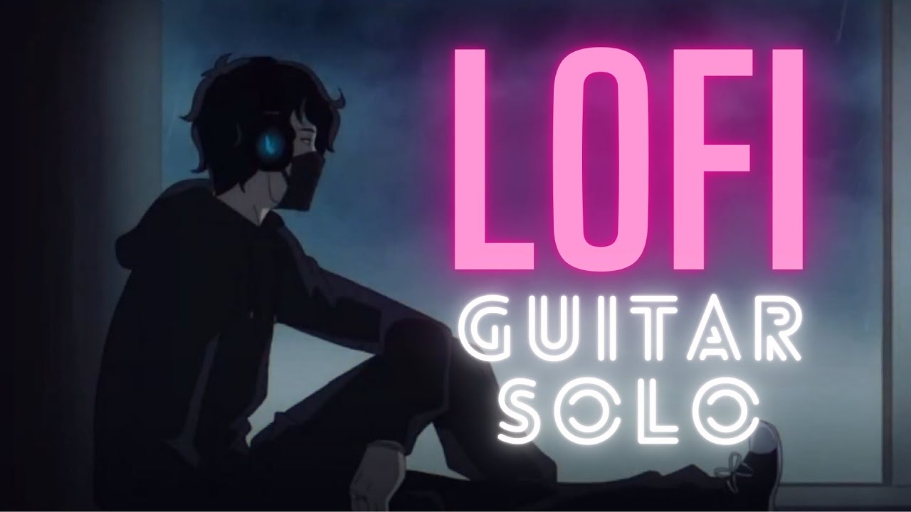 Lofi Guitar solo |  Rainy Nights | by VK music studio with (Rain in the background)