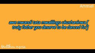 Video thumbnail of "UMUTIMA WANDI BY MATTHEW NGOSA LYRICS VIDEO."