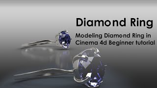 Modeling Diamond Ring in Cinema 4d Beginner  Tutorial