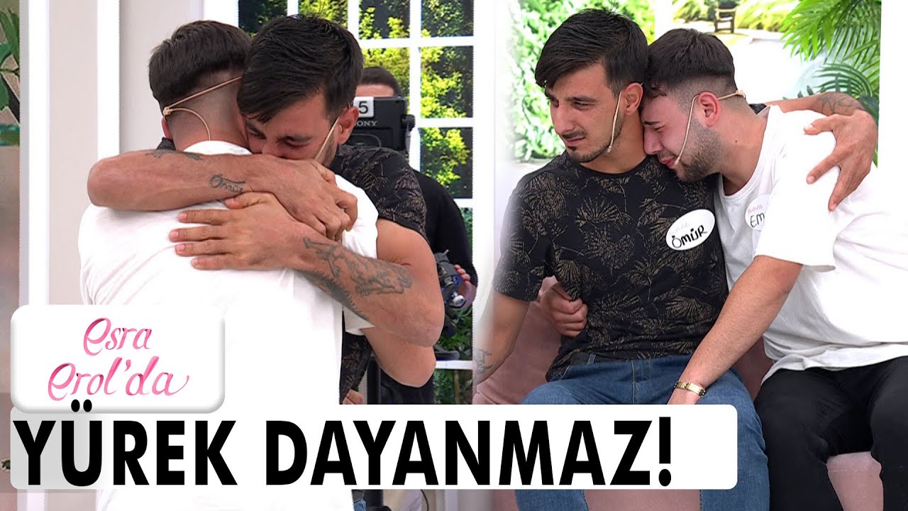 Emre ve Ömür birbirlerine öyle bir sarıldılar ki... 💖💖  - Esra Erol'da 23 Haziran 2022