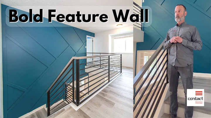 Bold Stairway Feature Wall - Check Out These Details