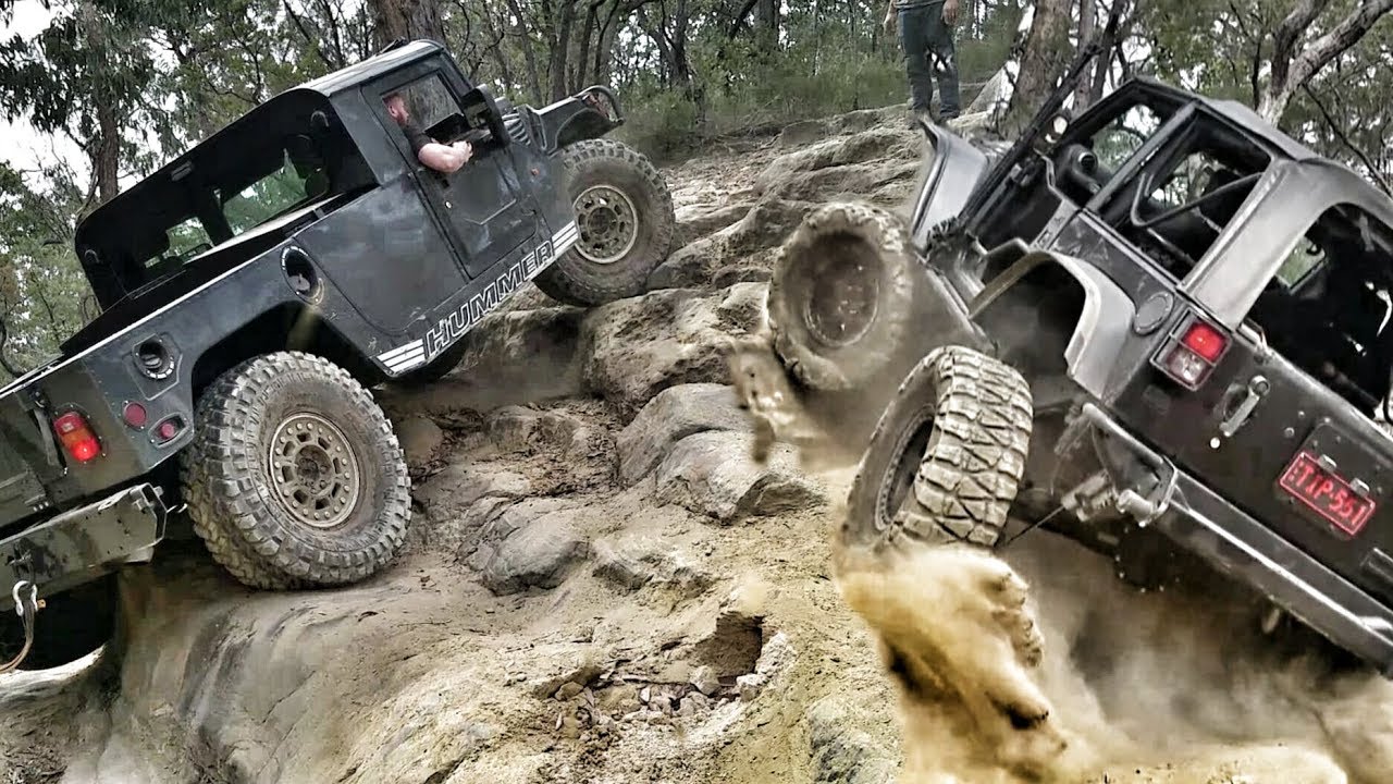 American 4x4 Trucks in Oz - Hummer vs Jeep - Nitto Challenge