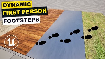 How To Make A Dynamic Footstep System, Different Sounds On Different Surfaces In Unreal Engine 5