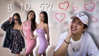 My BOYFRIEND RATES My Valentines Day Outfits